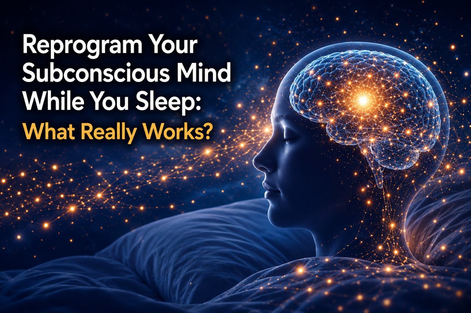 How to reprogram your subconscious during sleep and change mental patterns